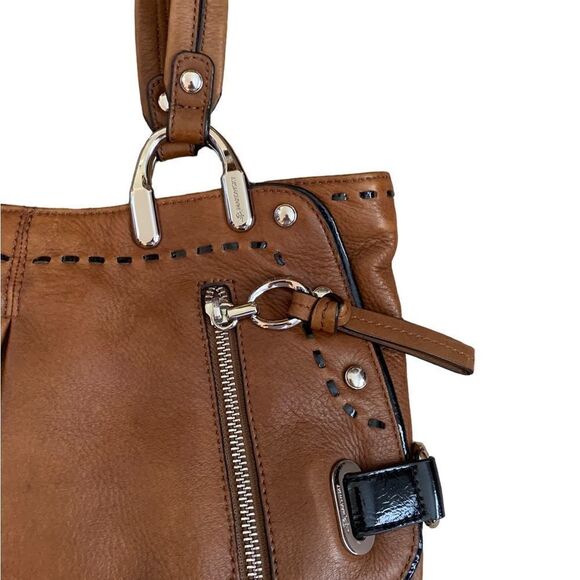 B Markowsky Brown Leather Handbag - Picture 4 of 8
